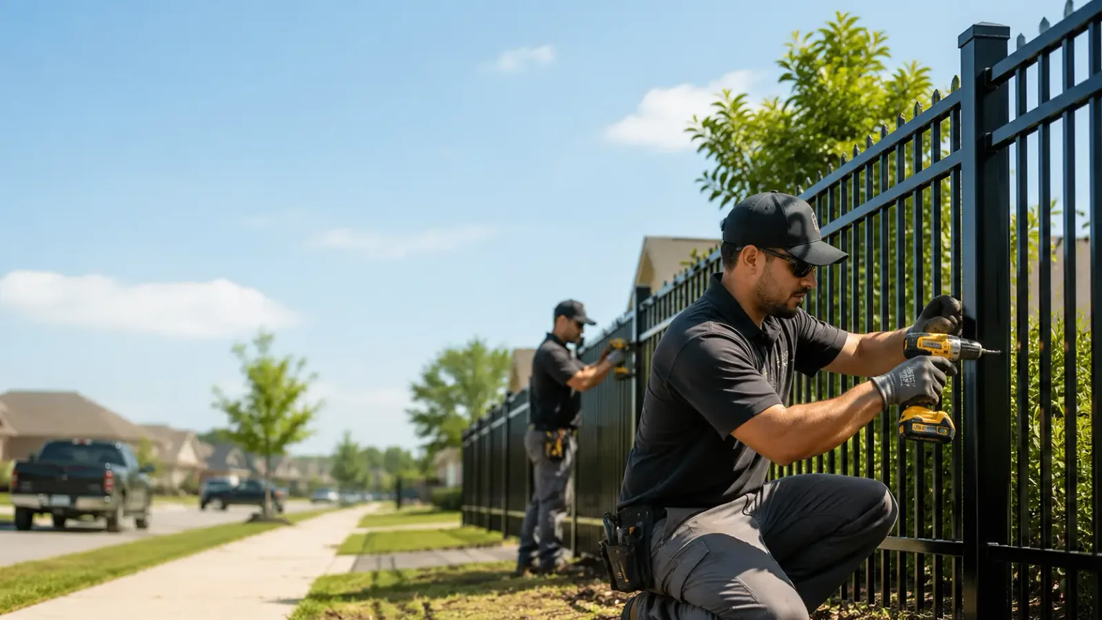 Metal Fence Installation in Dunstable, MA